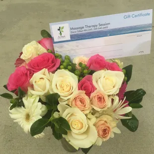 Gift certificates available for purchase.  Call for details.