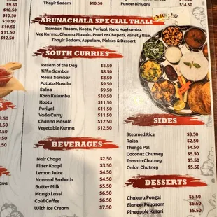 menu, chicken wings and fried chicken