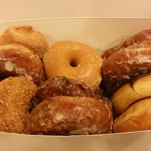 A dozen, fresh and delicious donuts for $9! Who can say 'no' to that?