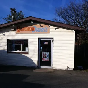 the front of the store