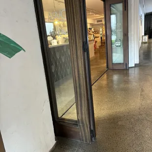 Side entrance