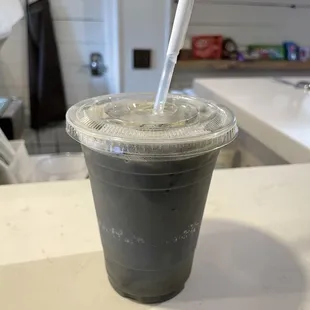 Charcoal Latte. YUM