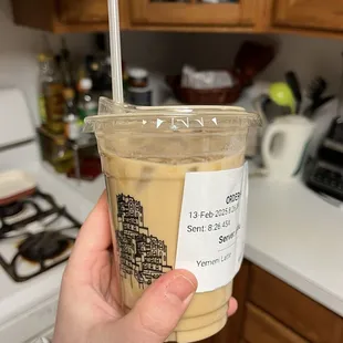 Yemeni iced latte - so good, even at $7.