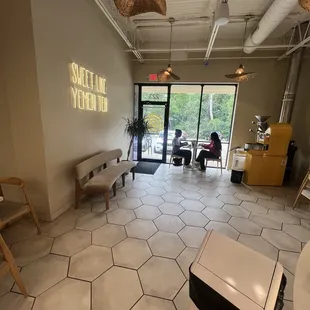 Front seating area