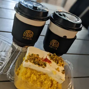 Saffron Tres Leches cake is a must try!