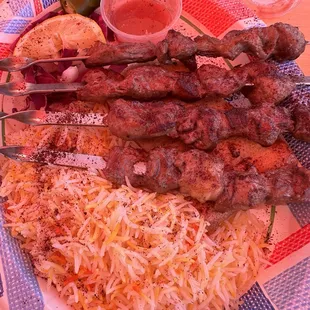 Lamb kebab