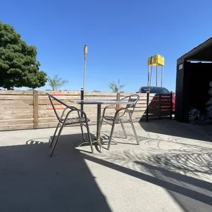 Part of the seating area...