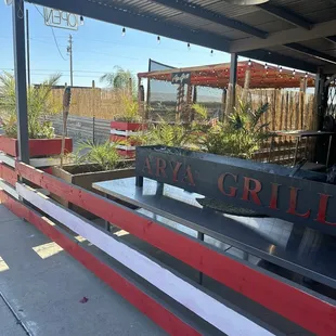 outside, sushi and sashimi