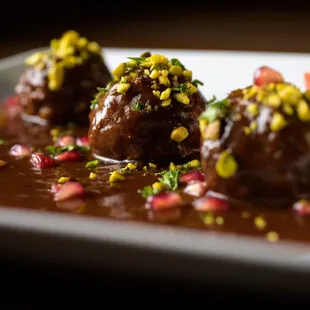 Pomegranate Meatball Appetizer