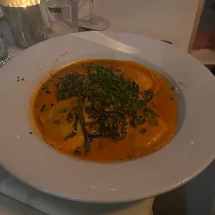 Lobster ravioli