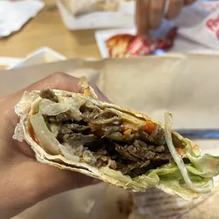 Arzan Shawarma(wrap beef)