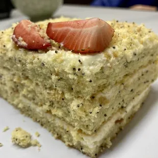 Poppyseed milk cake!