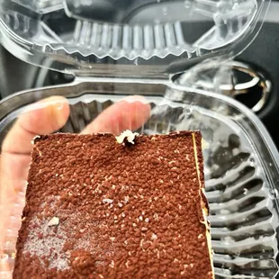 Frozen tiramisu not fresh whatsoever and they charge me $8 for it