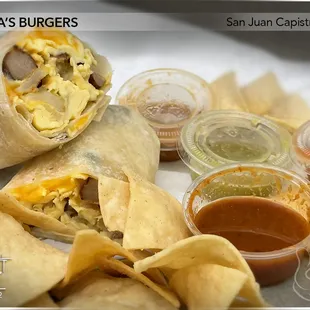 Sausage &amp; Egg Breakfast Burrito ($9.75)
