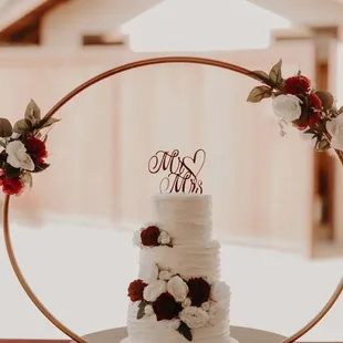 a wedding cake