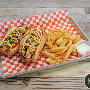 food, sandwich, hot dog, hot dogs