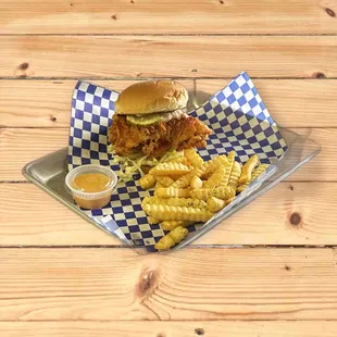 Fried Chicken Burger