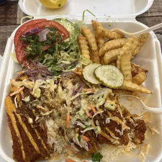 Fried Fish Filet Plate w/ Coleslaw