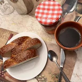 Challenge, Honey and black coffee.