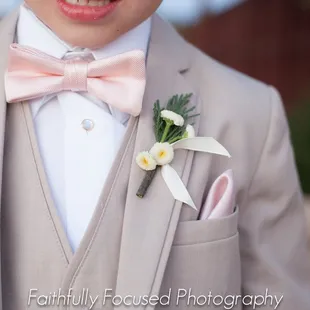 Ring bearer, ready to go.