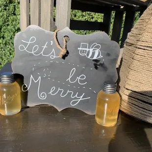 Wedding welcome table