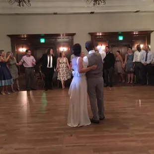 One of the most special moments of the wedding was at the end when DJ Ben had everyone form a circle around us and share something!