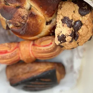 Chocolate Orange Peel Croissant