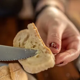 Petite Baguette and Butter ($3.50)