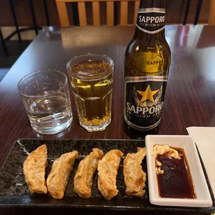 Fried gyoza
