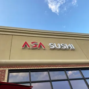 outside, sushi and sashimi