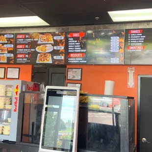 Menu and Front Counter