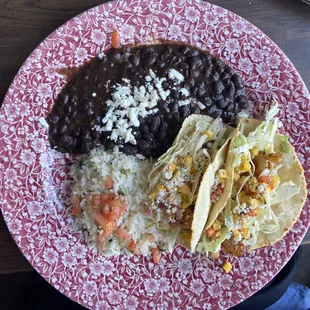Fish tacos with lobster