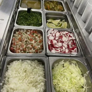 salads, interior