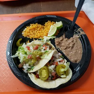 3 Taco Plate