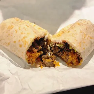 Steak burrito