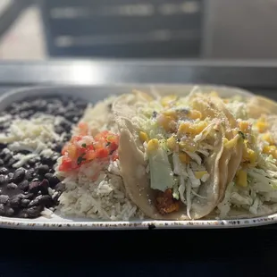 Fish #3 Mahi Taco &amp; Shrimp Enchilada