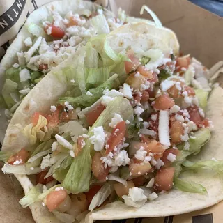 #2 Short Rib Taco & Chicken Enchilada