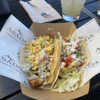 #7 Mahi Taco & Steak Enchilada