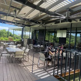 Back covered patio