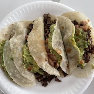 4x tacos chikali de asada