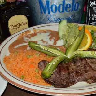 a plate of food