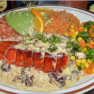 a plate of food