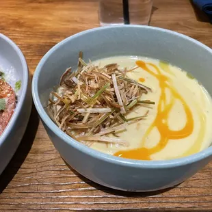 Leek and corn soup- best soup ever!