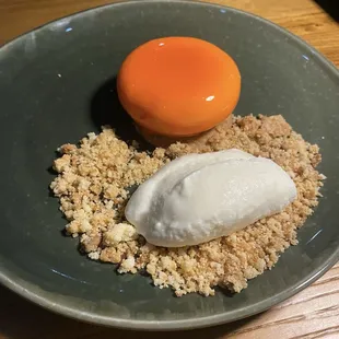 Orange dessert, wonderful! Comes with an awesome coconut ice cream!