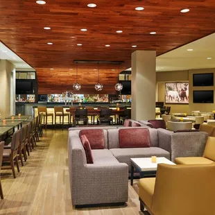 seating and bar area