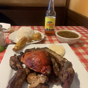 Chicken, Steak and Ribs