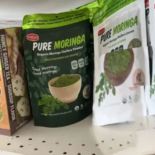 a variety of food items