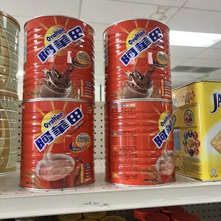 a variety of food items