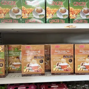 a variety of food items