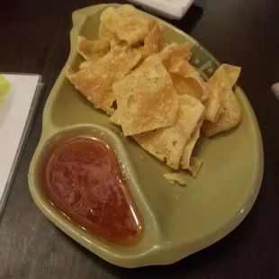 Mmm Asian chips and dip??